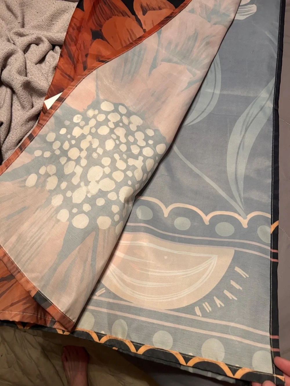 Shower Curtain & Shower Ring Set